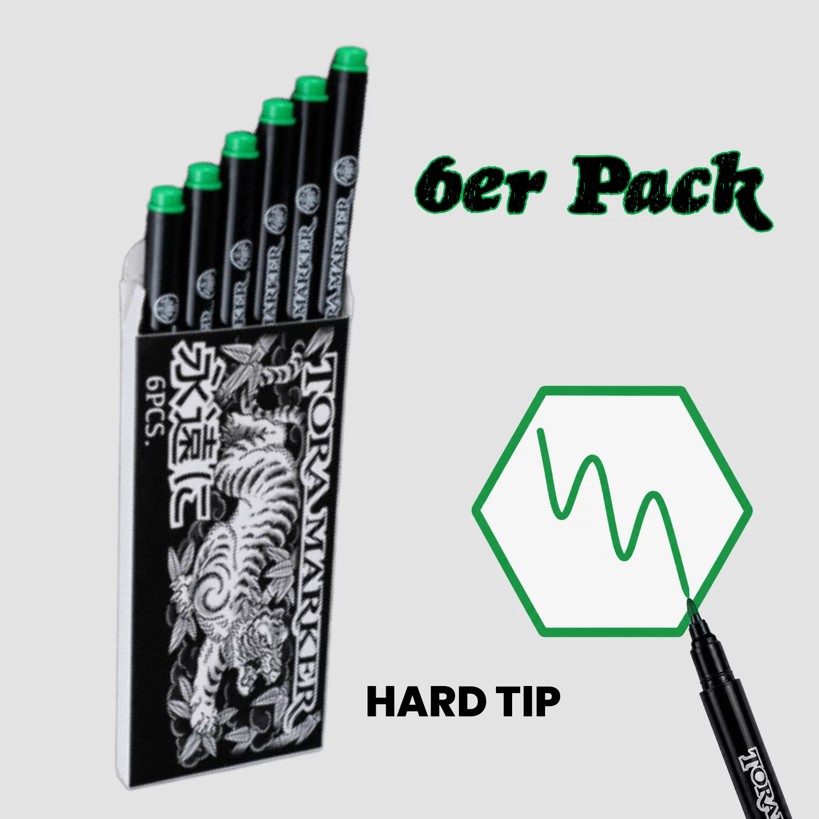 Tora Marker Fine Tip - Sasa Green