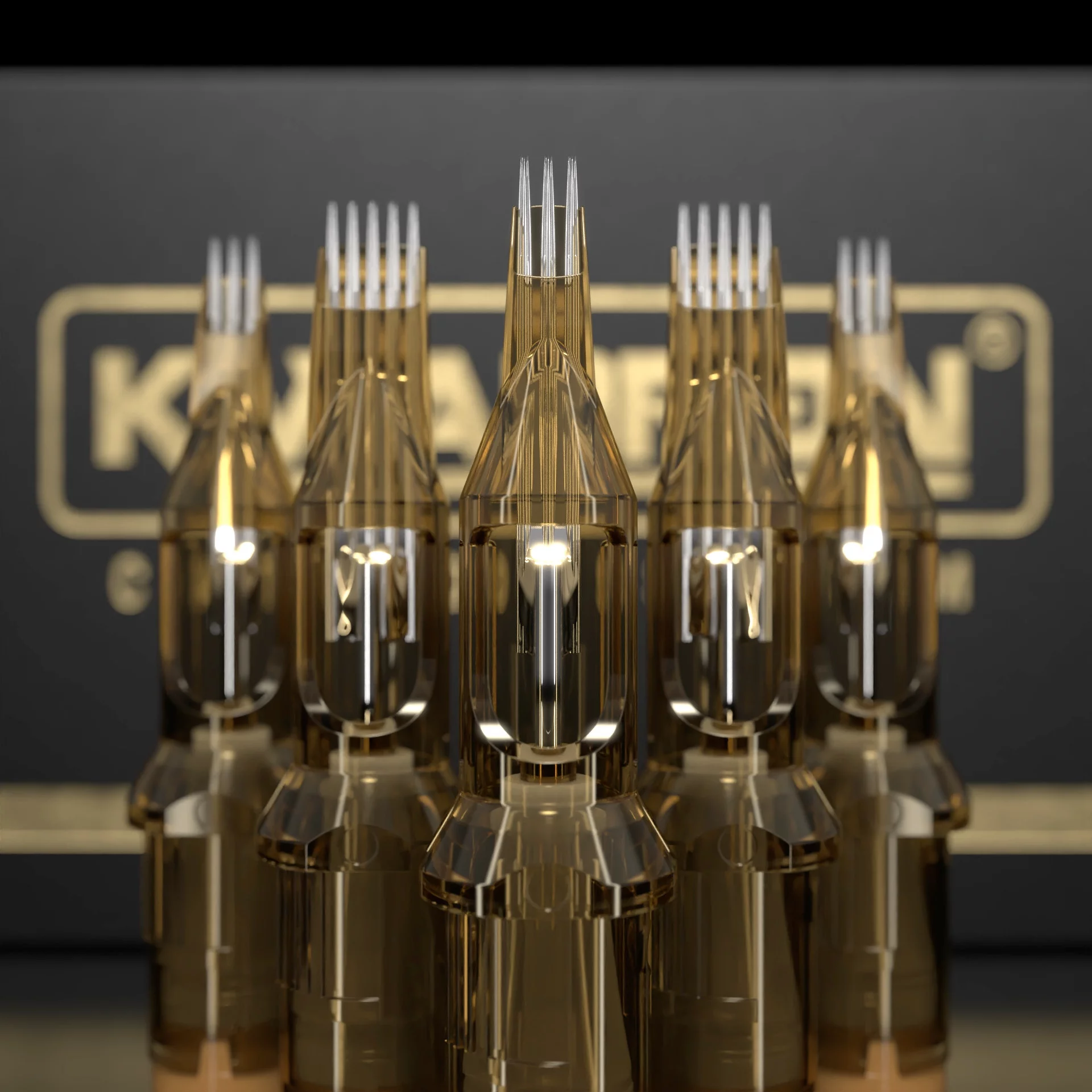 Kwadron Cartridges 3 x 3505 Whip Shader Long Taper - 20St.