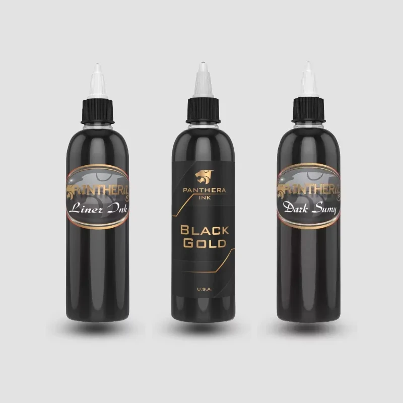 Panthera Ink Black Ink Liner, Black Gold und Dark Sumy Shader