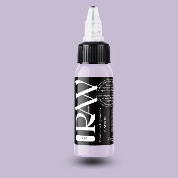 Raw Pigments EU Lilac – zartes, helles Pastell-Lila Tattoo-Pigment, 30ml Flasche