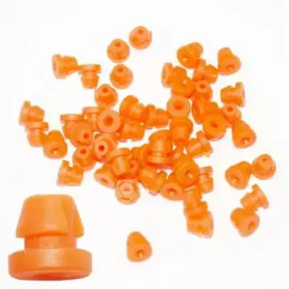 Nadelstangengummis orange (SOFT) - 50 Stck.