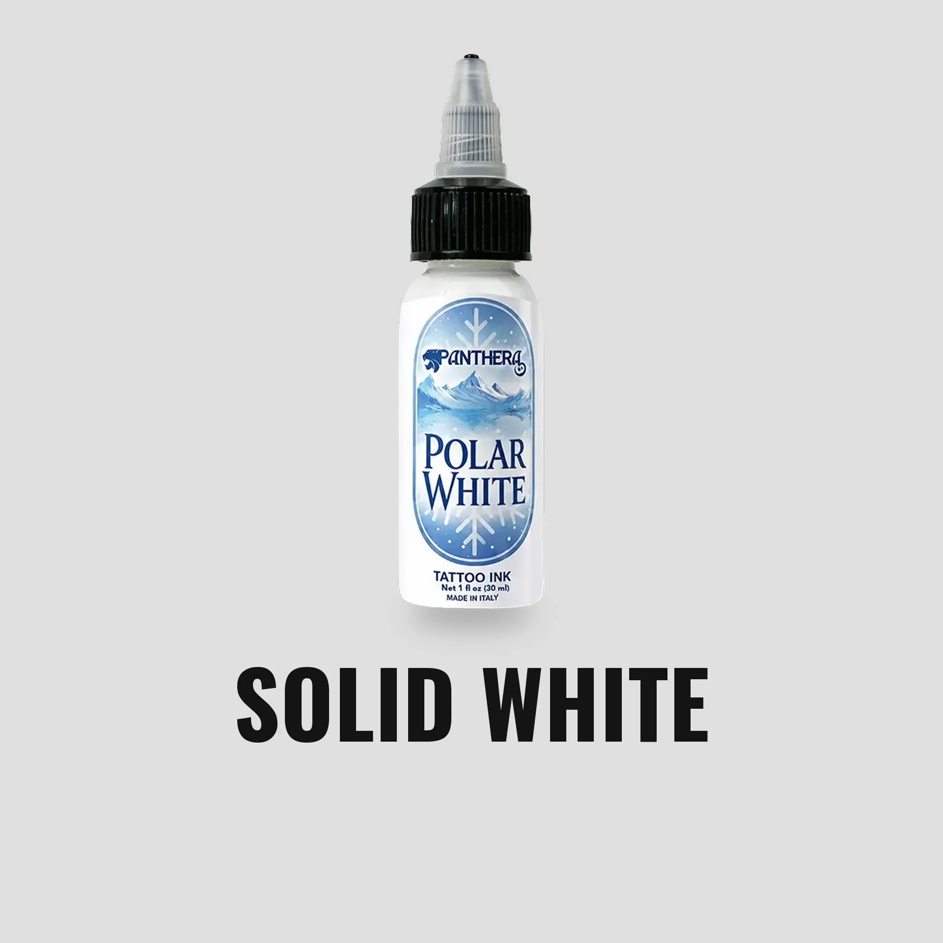 Panthera Polar White Solid White, 30-ml-Flasche weiße Tattoo Farbe für Highlights