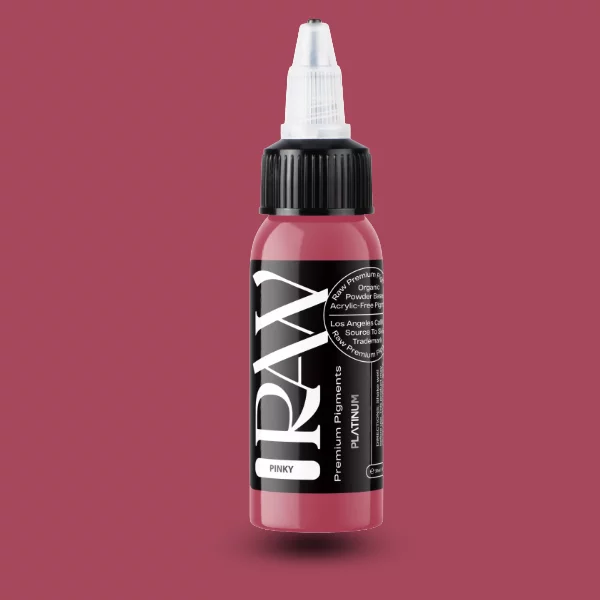 Raw Pigments EU Pinky – tiefes, warmes Beerenrosa Tattoo-Pigment, 30ml Flasche