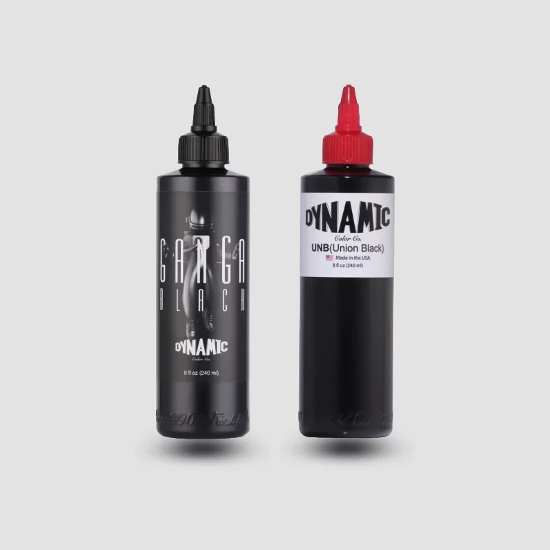 Dynamic Tattoo Farbe Ganga Black und Union Black