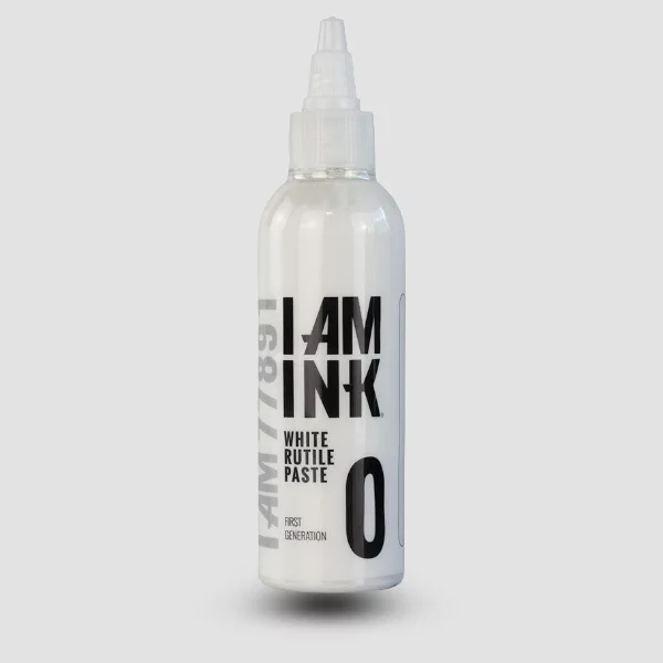 I AM INK White Rutile Paste #0 – strahlend deckendes Highlight-Weiß, 100ml