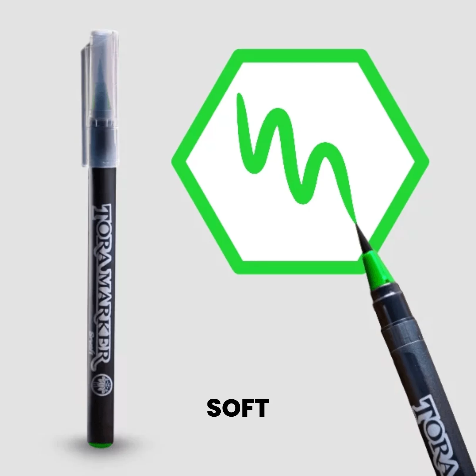 Tora Marker Brush - Sasa Green