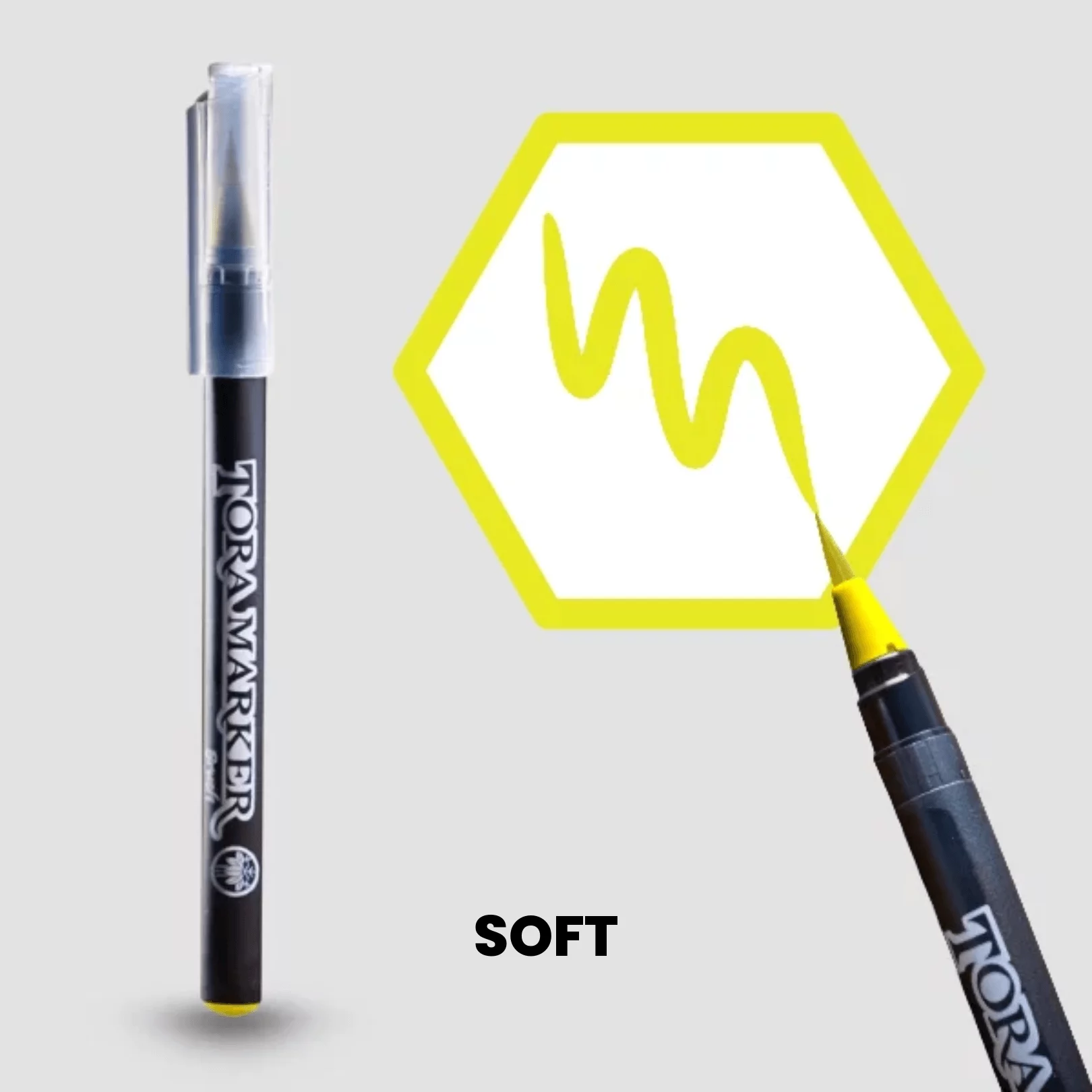 Tora Marker Brush - Kin Yellow