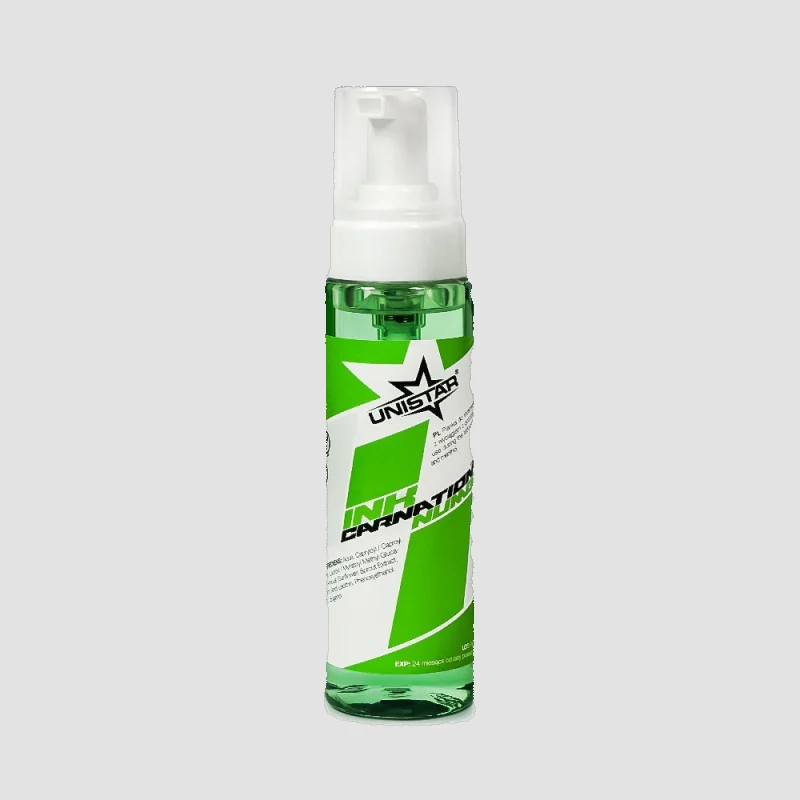 Freigestellter Unistar InkCarnation Numb Tattoo Schaum 200 ml