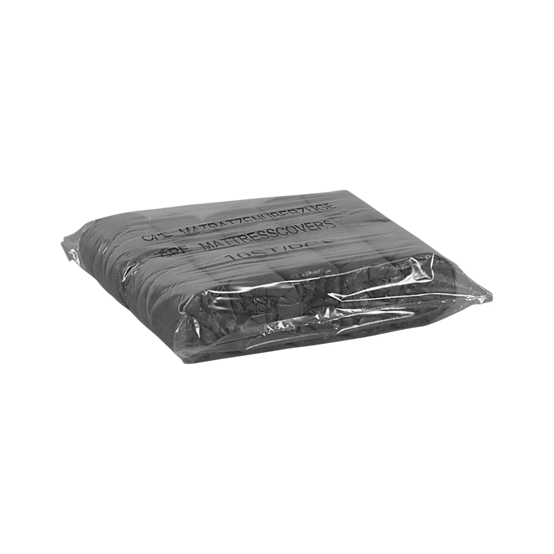 Liegenabdeckung 210x90x20cm Schwarz - 10er Pack