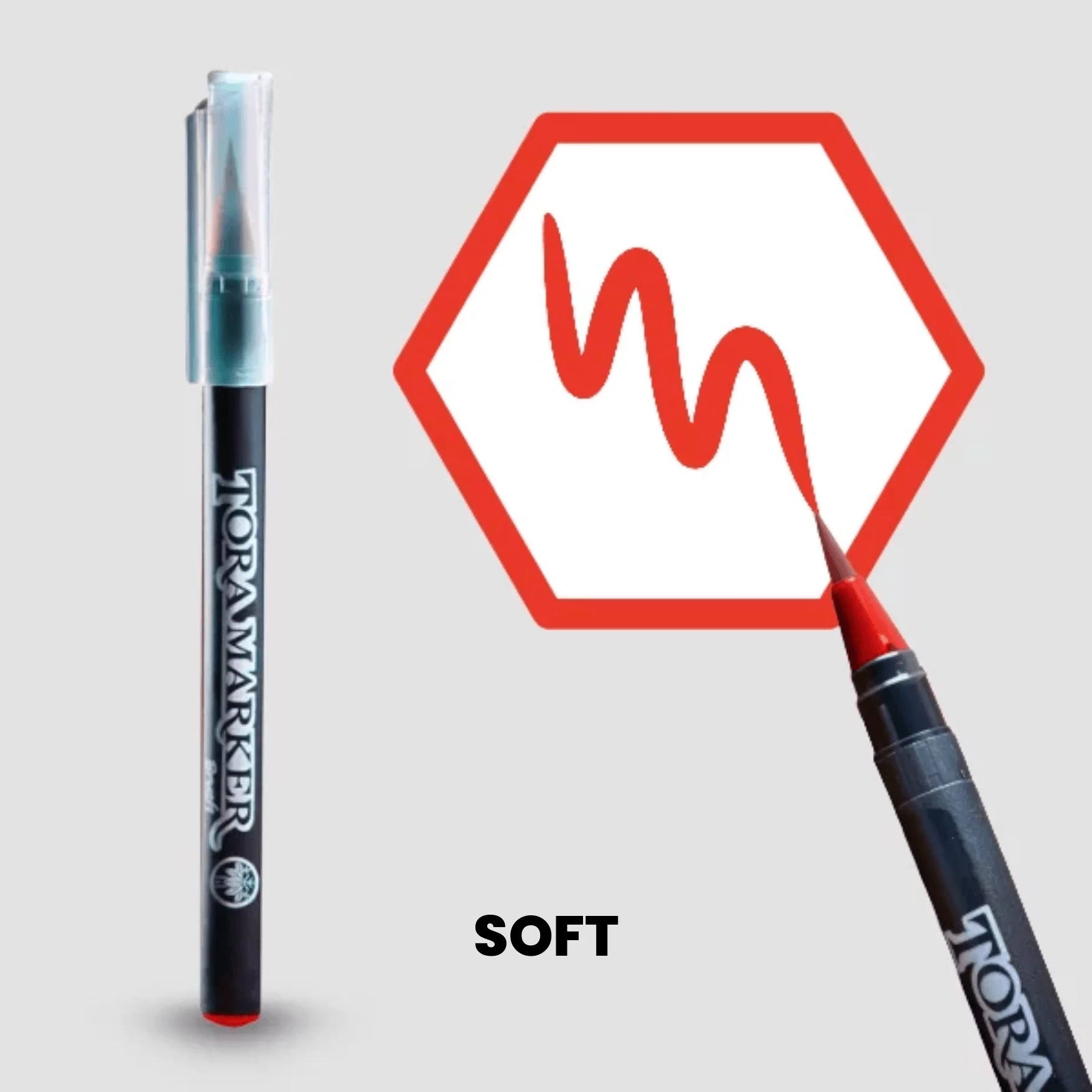 Tora Marker Brush - Chi Red