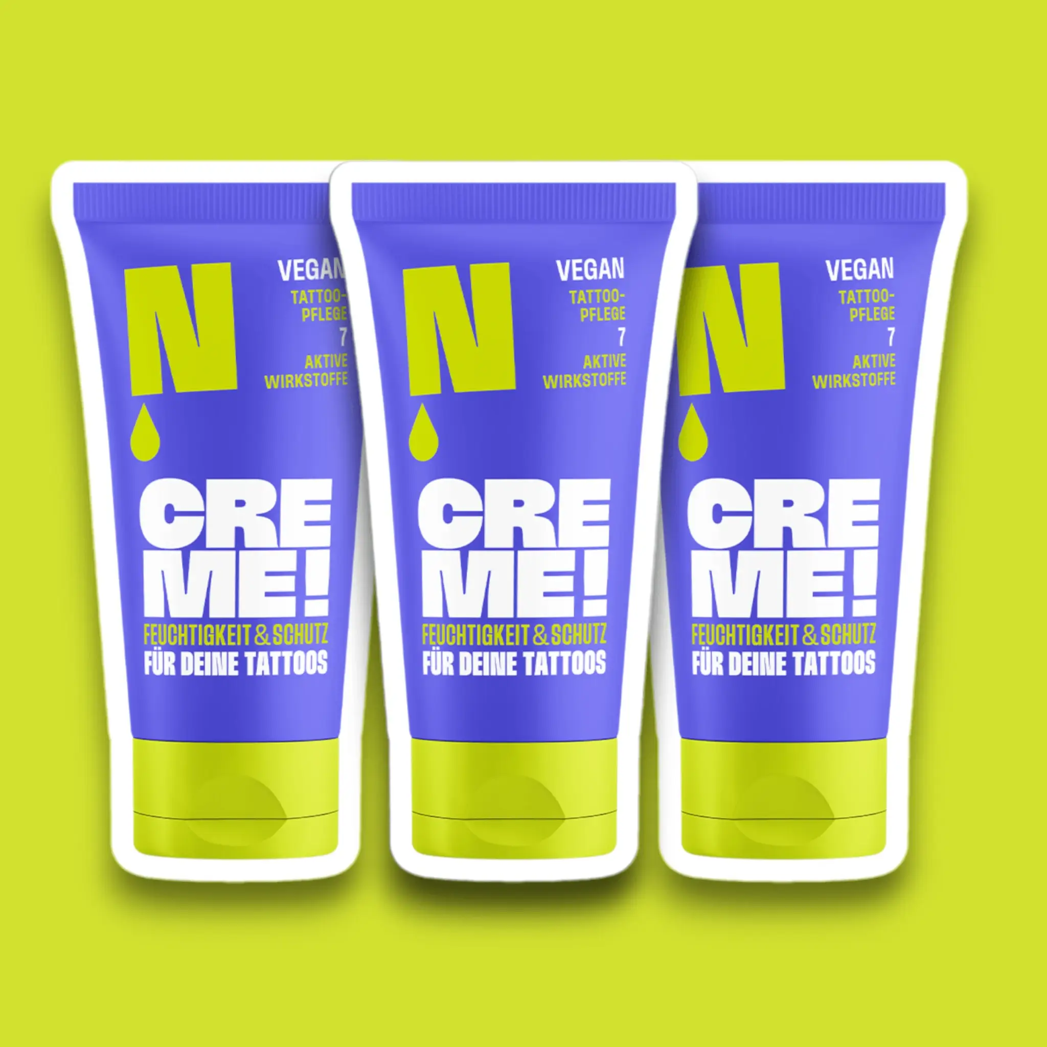 Neba Aftercare 50ml 3er Pack Tattoo Pflegecreme