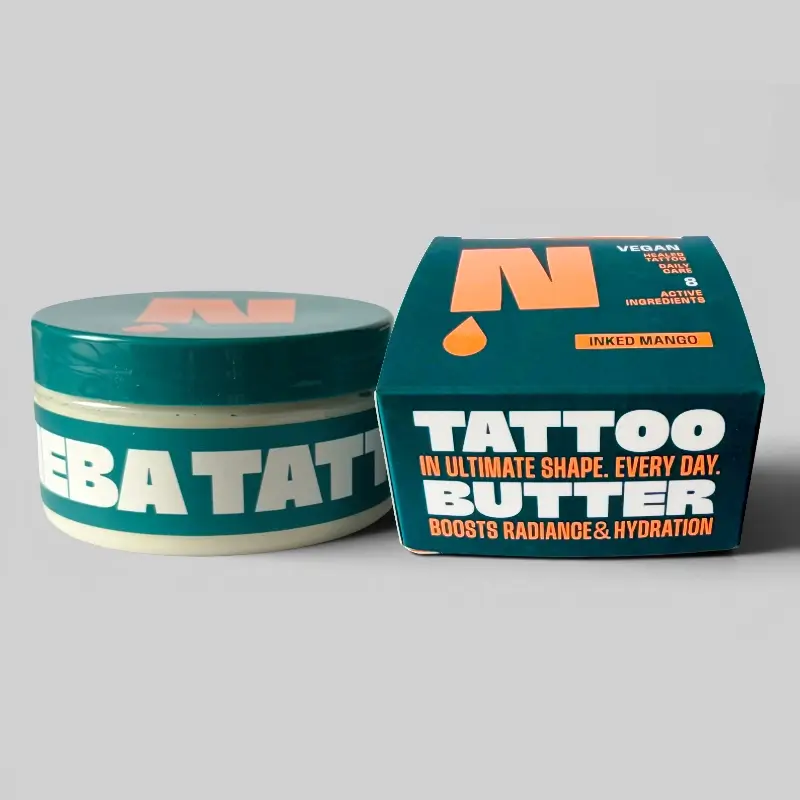NEBA Tattoo Butter Inked Mango 100 ml Dose und Verpackung