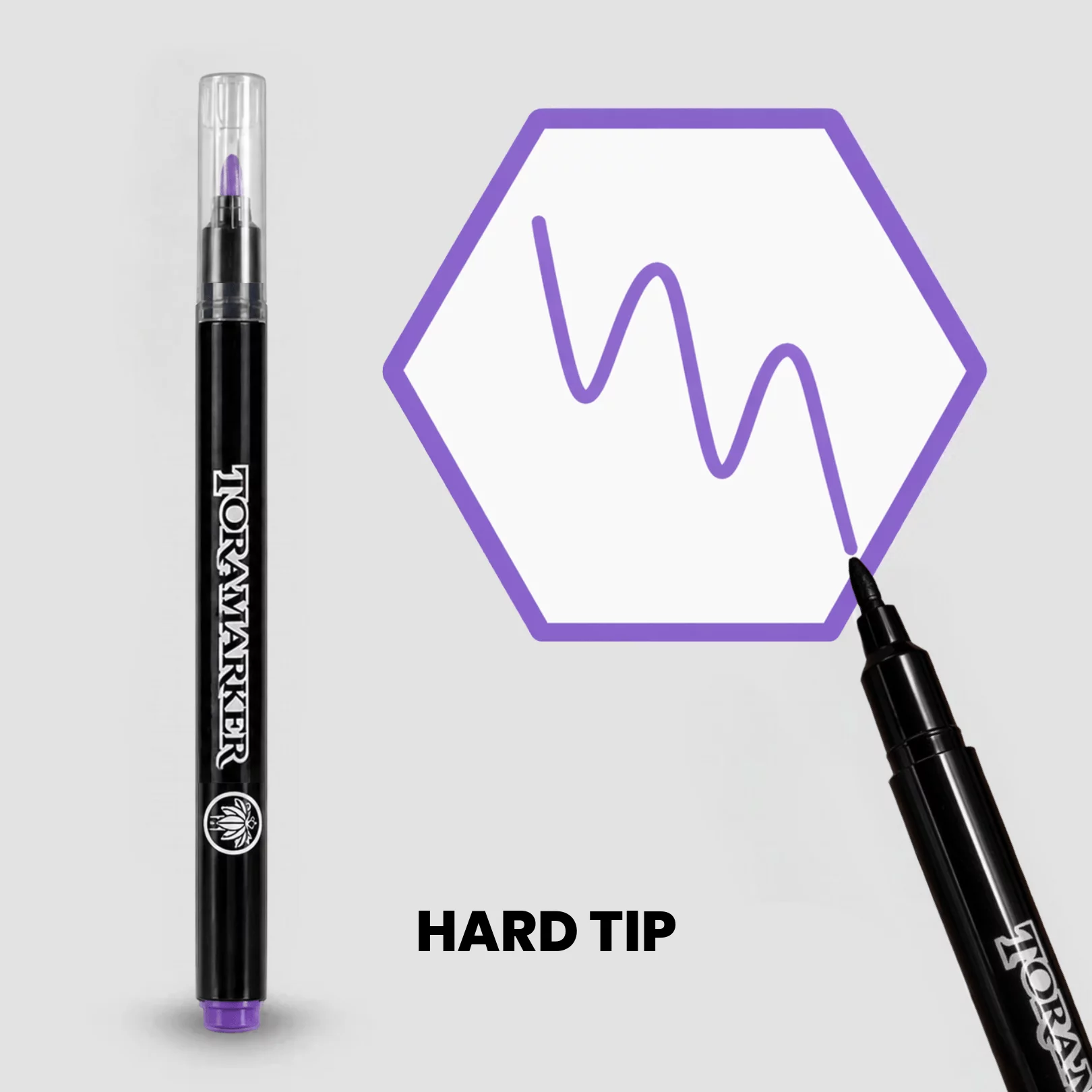 Tora Marker Hard Tip - Rindo Violet 6er Pack