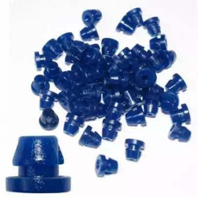 Nadelstangengummis blau (HARD) - 50 Stck.