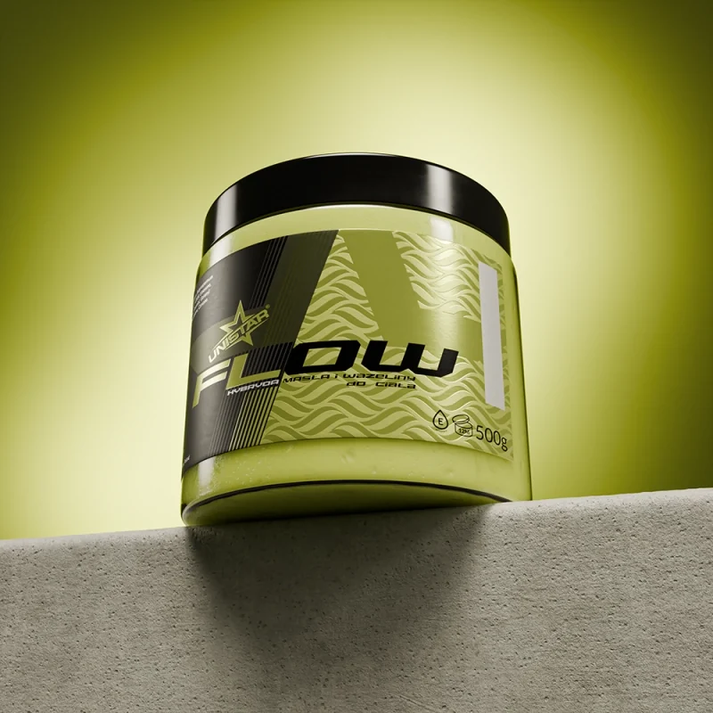 Unistar Flow Tattoo Butter 500 g Dose von der Seite