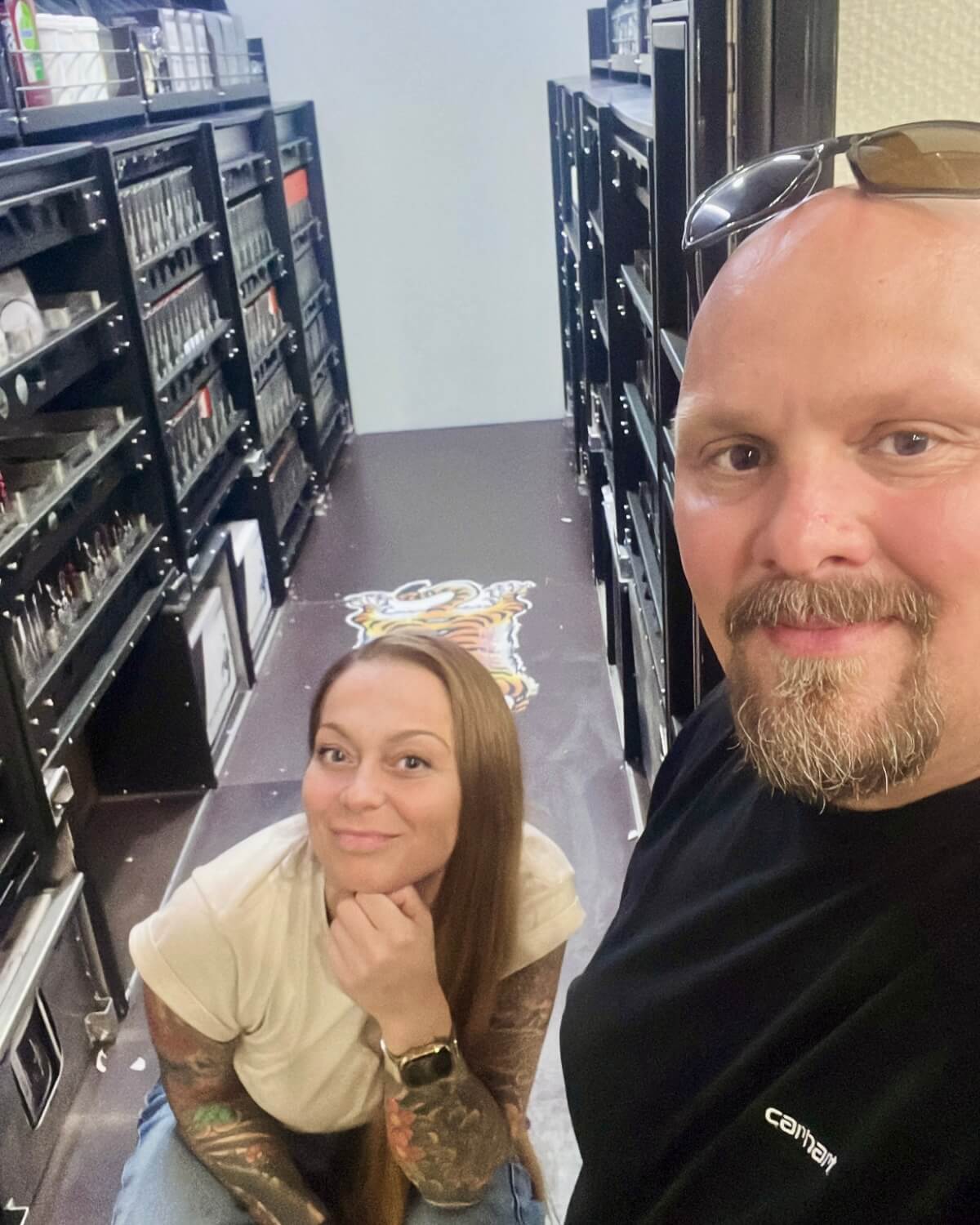 Chris und Tina von Call the Truck Tattoo Supply