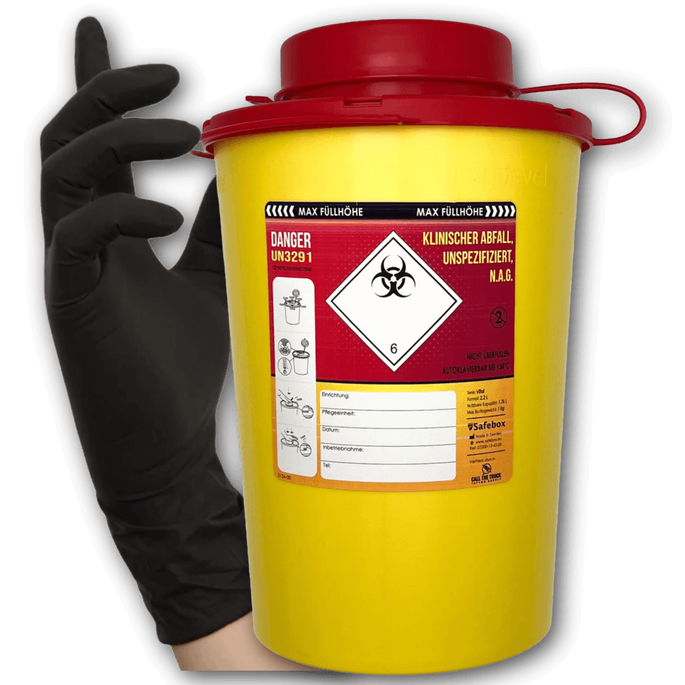 Hygieneprodukte für das Tattoo Studio, Handschuhe und Desinfektion